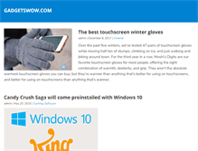 Tablet Screenshot of gadgetswow.com